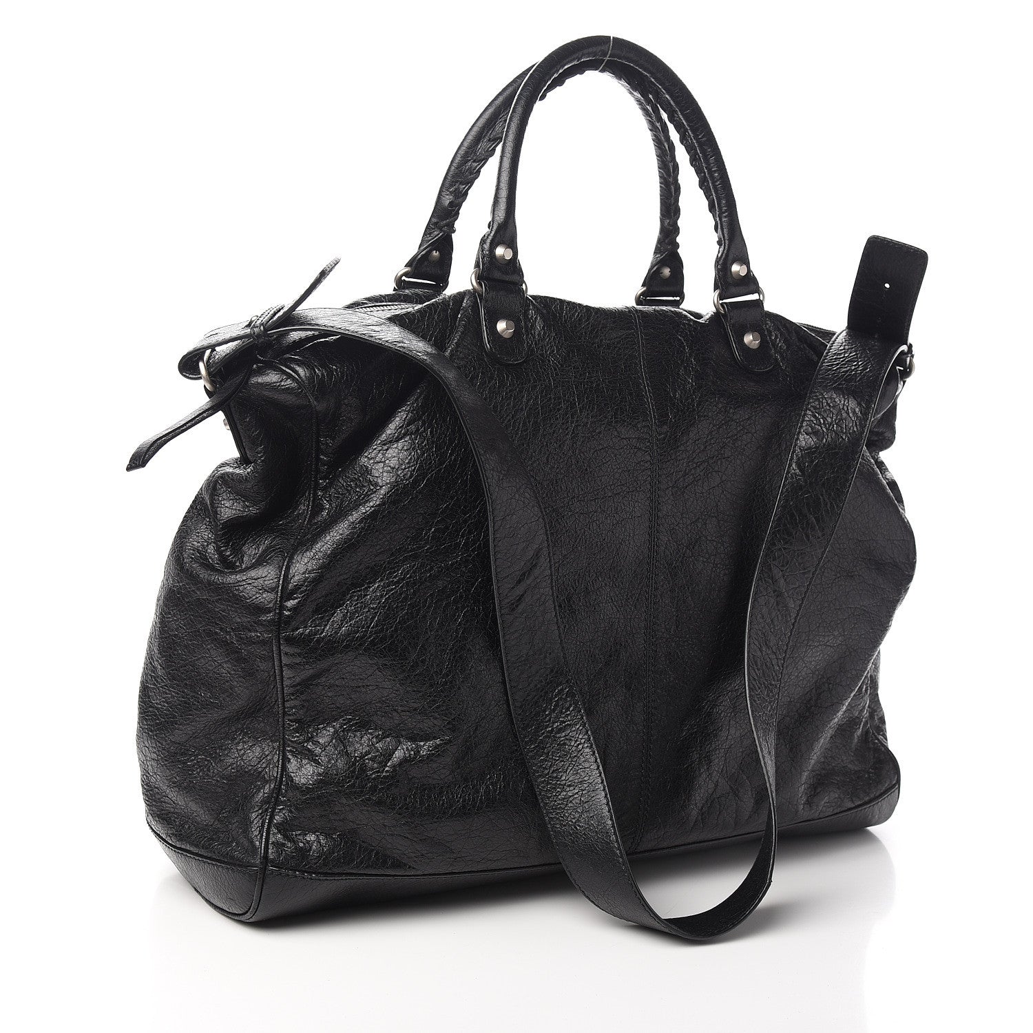 Balenciaga Agneau Classic Hardware Weekender Black 2 of 9