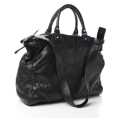 Balenciaga Agneau Classic Hardware Weekender Black 2 of 9