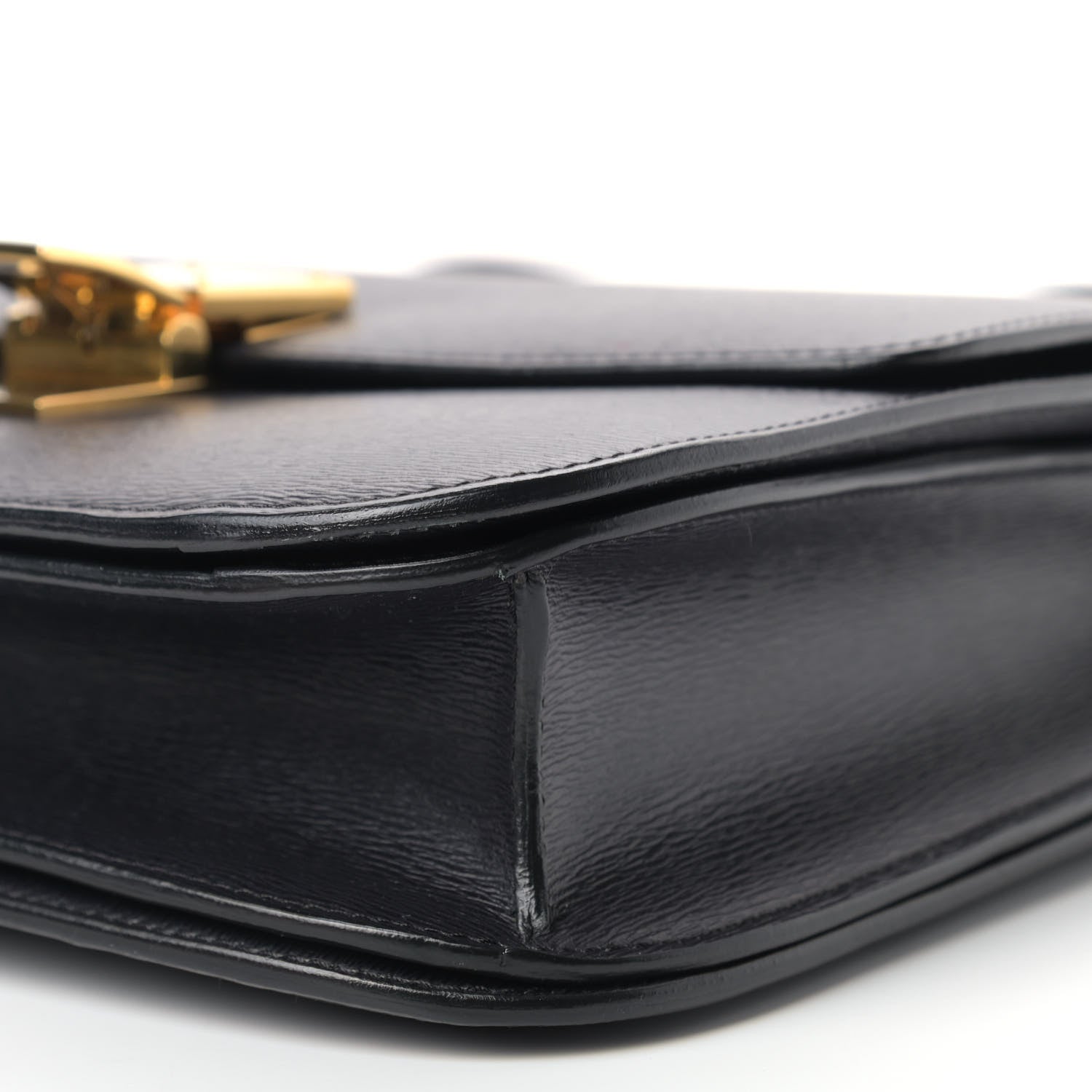 Celine Liege Calfskin Medium Classic Box Flap Bag Black 9 of 9