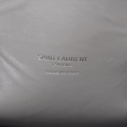Saint Laurent Grained Calfskin Topstich Baby Sac De Jour Grey 7 of 15