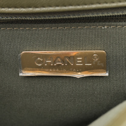 Chanel Lambskin Quilted Medium Chanel 19 Flap Khaki 6 of 10