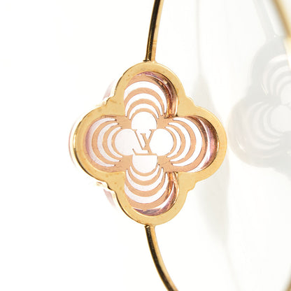Louis Vuitton A La Folie Hoop Earrings Gold 4 of 6