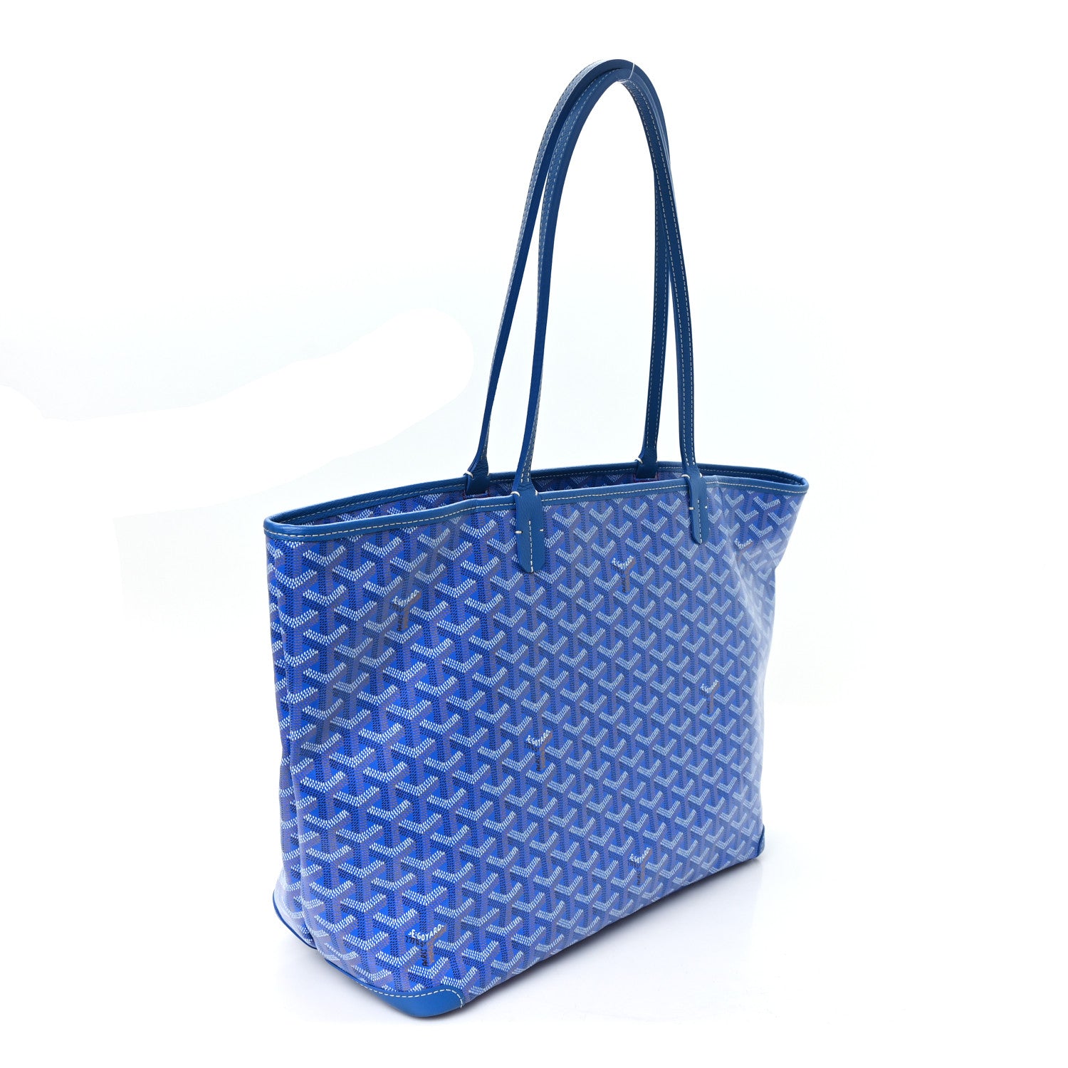 Goyard Goyardine Artois MM Blue 3 of 11