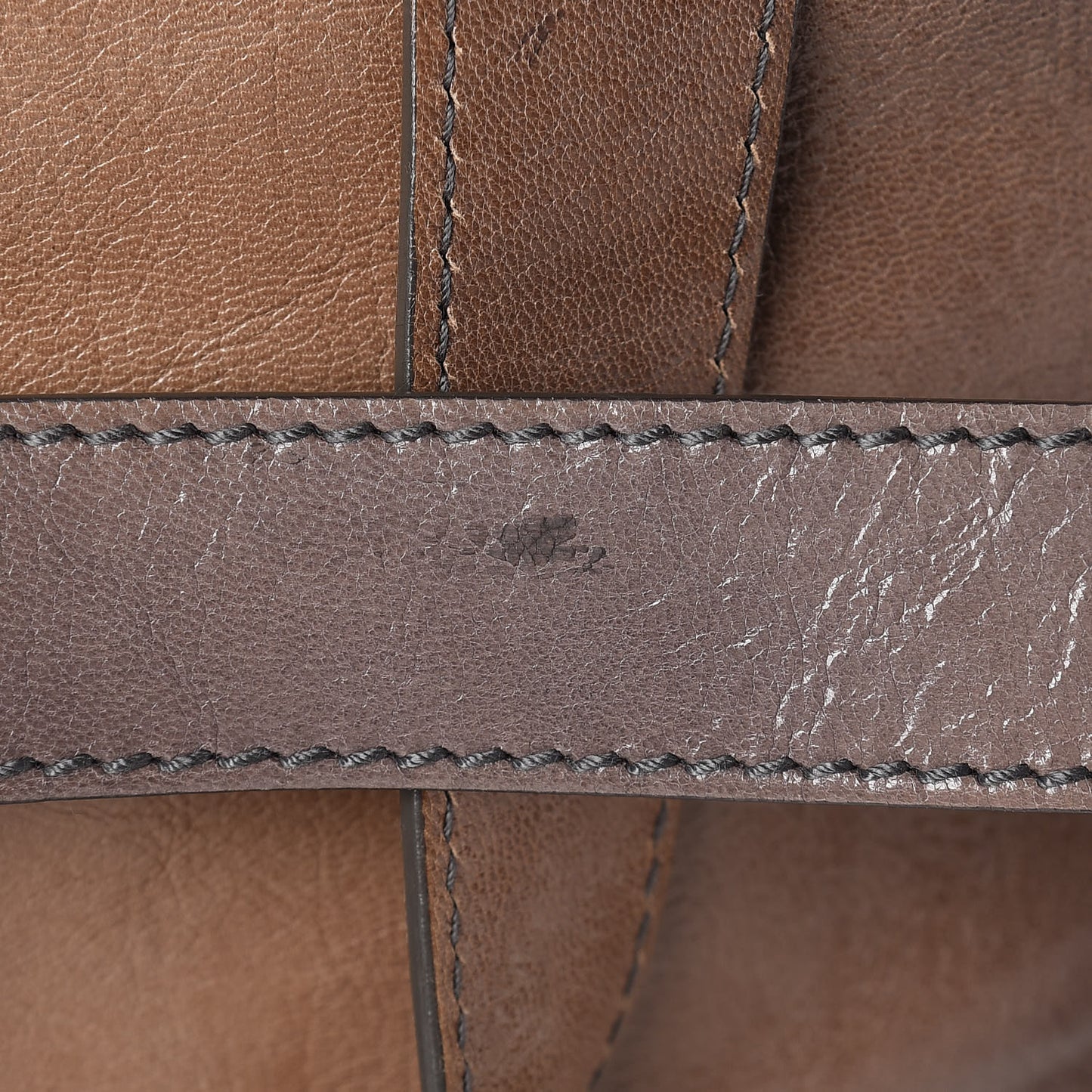 Glazed Goatskin Muse Messenger Brown