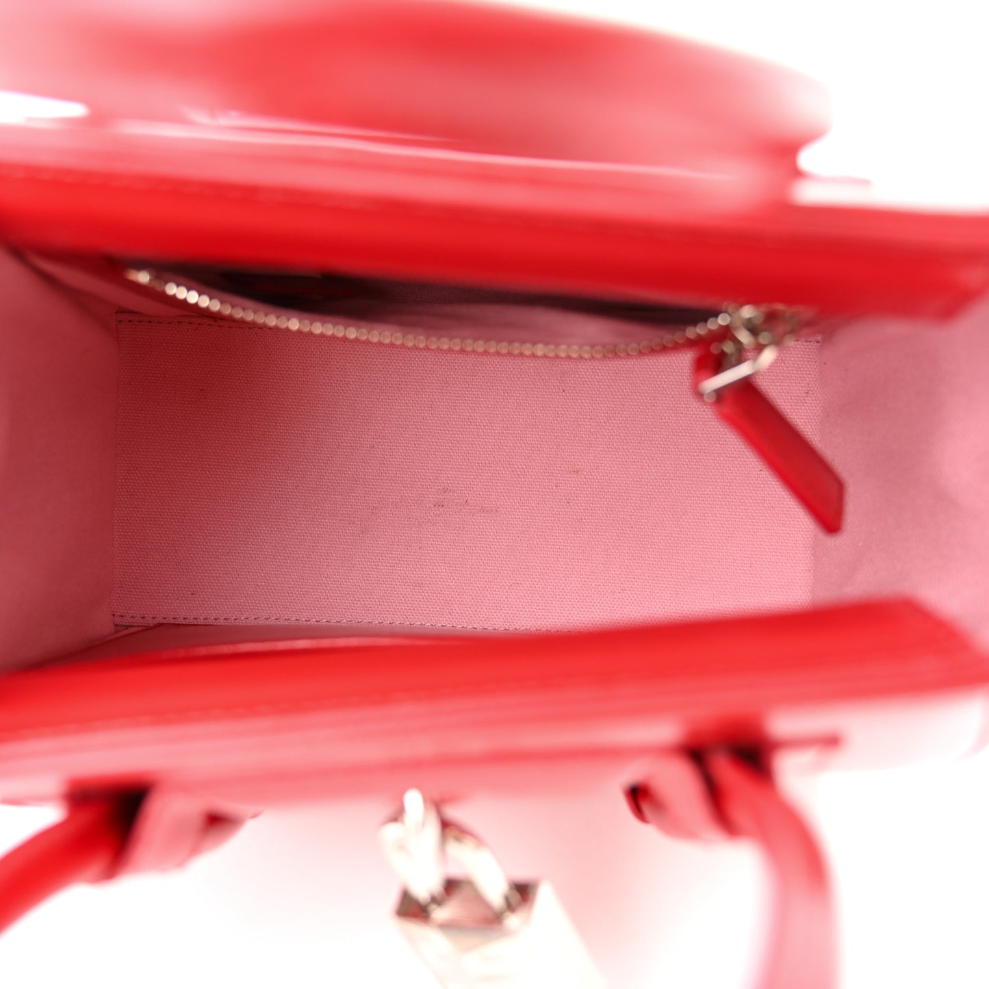 Box Calfskin Mini Lock Antigona Shoulder Bag Red
