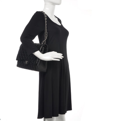 Chanel Lambskin Quilted Maxi Double Flap Black 2 of 19