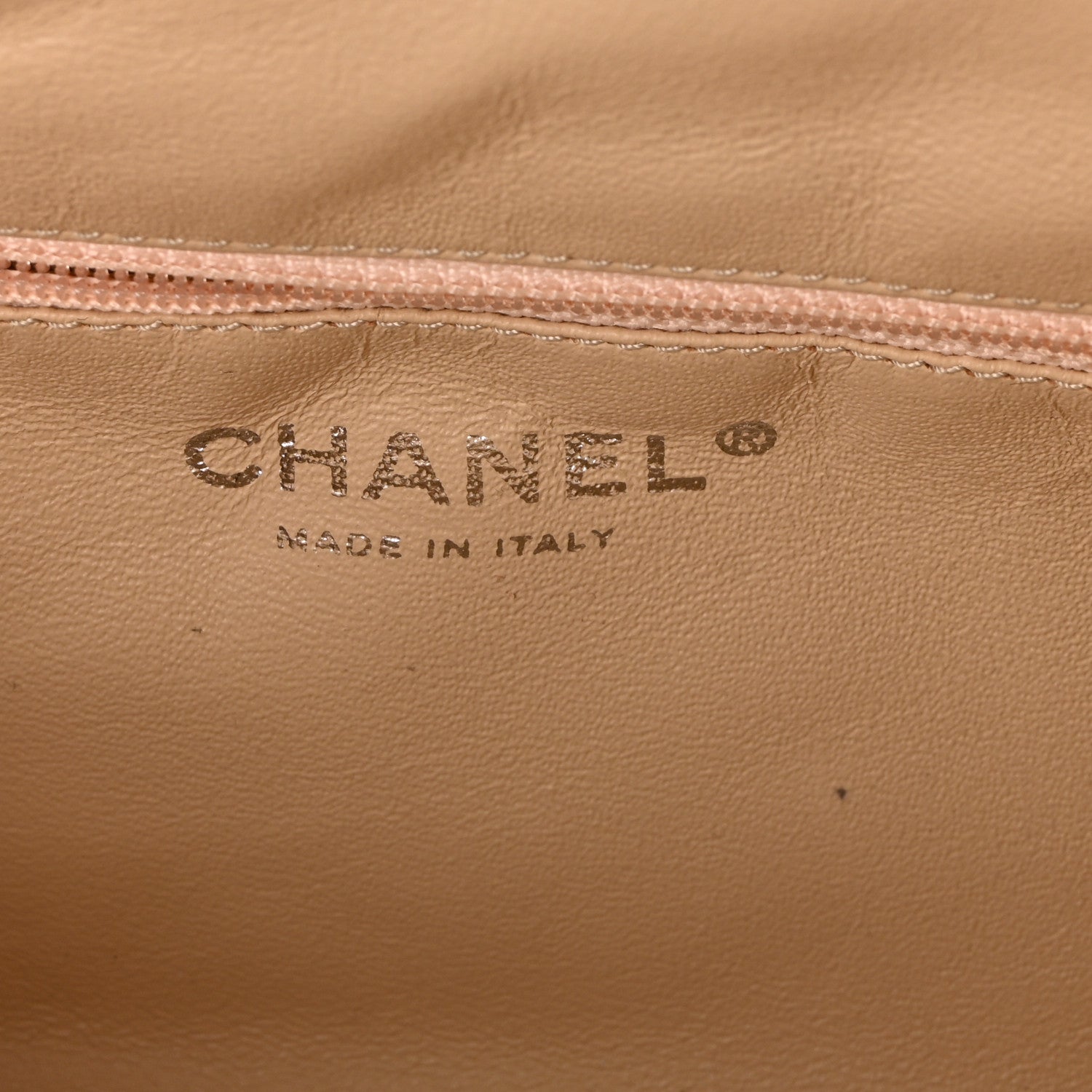 Chanel Caviar Quilted Timeless Clutch Light Beige 6 of 7