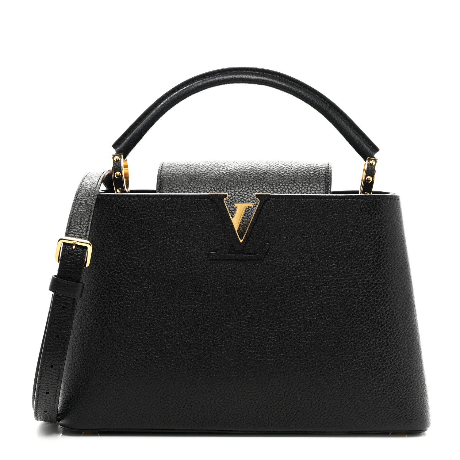 Louis Vuitton Taurillon Capucines PM Black 1 of 14