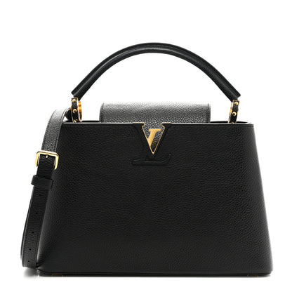 Louis Vuitton Taurillon Capucines PM Black 1 of 14