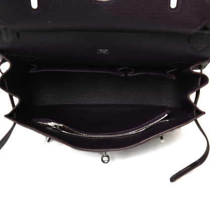 Hermes Taurillon Clemence Jypsiere 28 Raisin 4 of 14