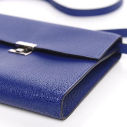 Hermes Chevre Mysore Clic 16 Wallet Bleu Electrique 8 of 9