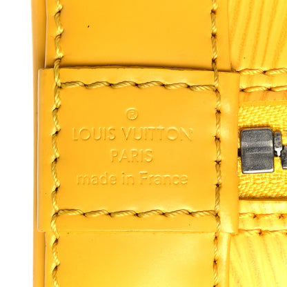 Louis Vuitton Epi Alma BB Citron 6 of 9