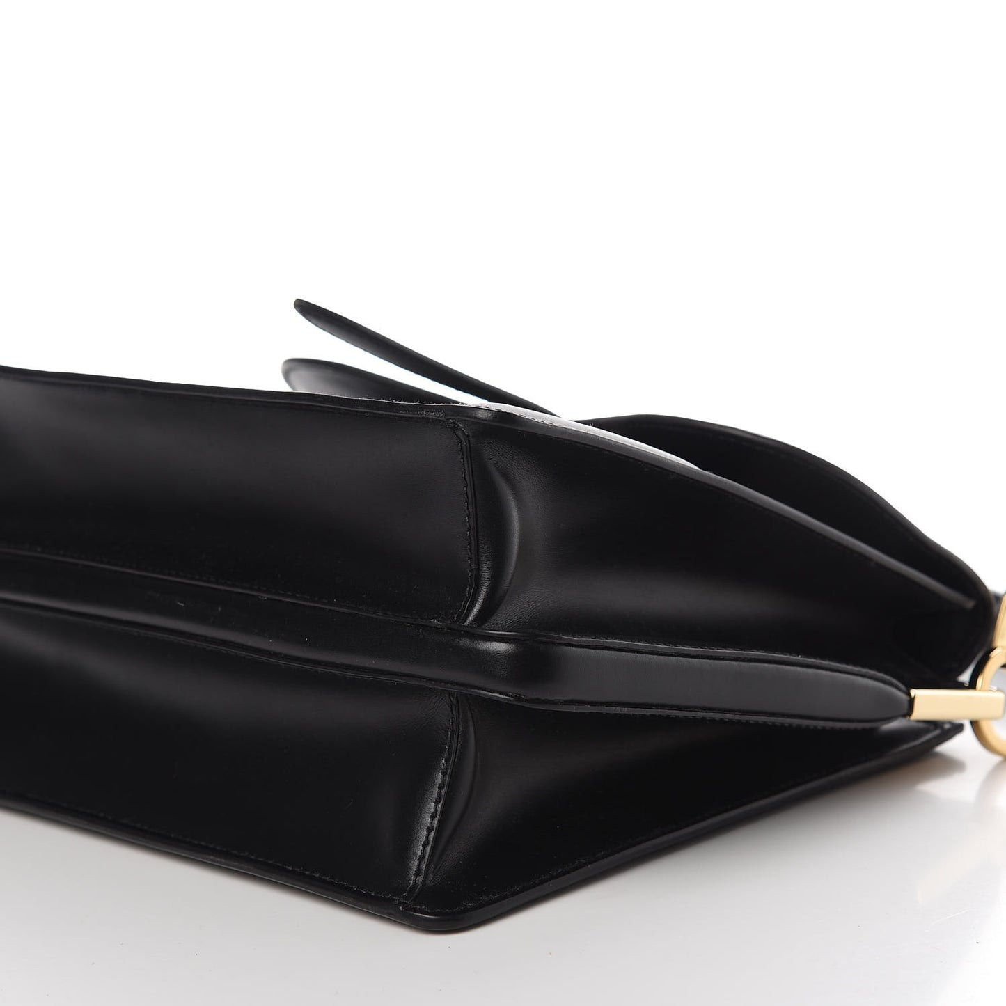 City Calfskin Belle Top Handle Bag Black