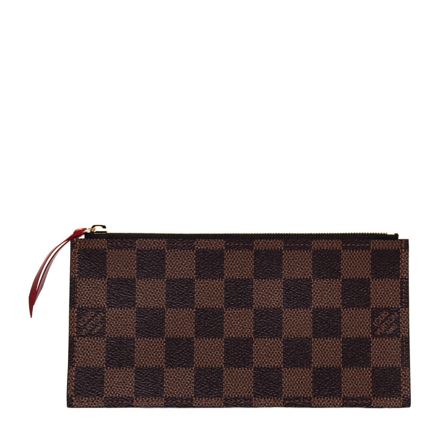 Damier Ebene Felicie Chain Wallet Zippered Insert