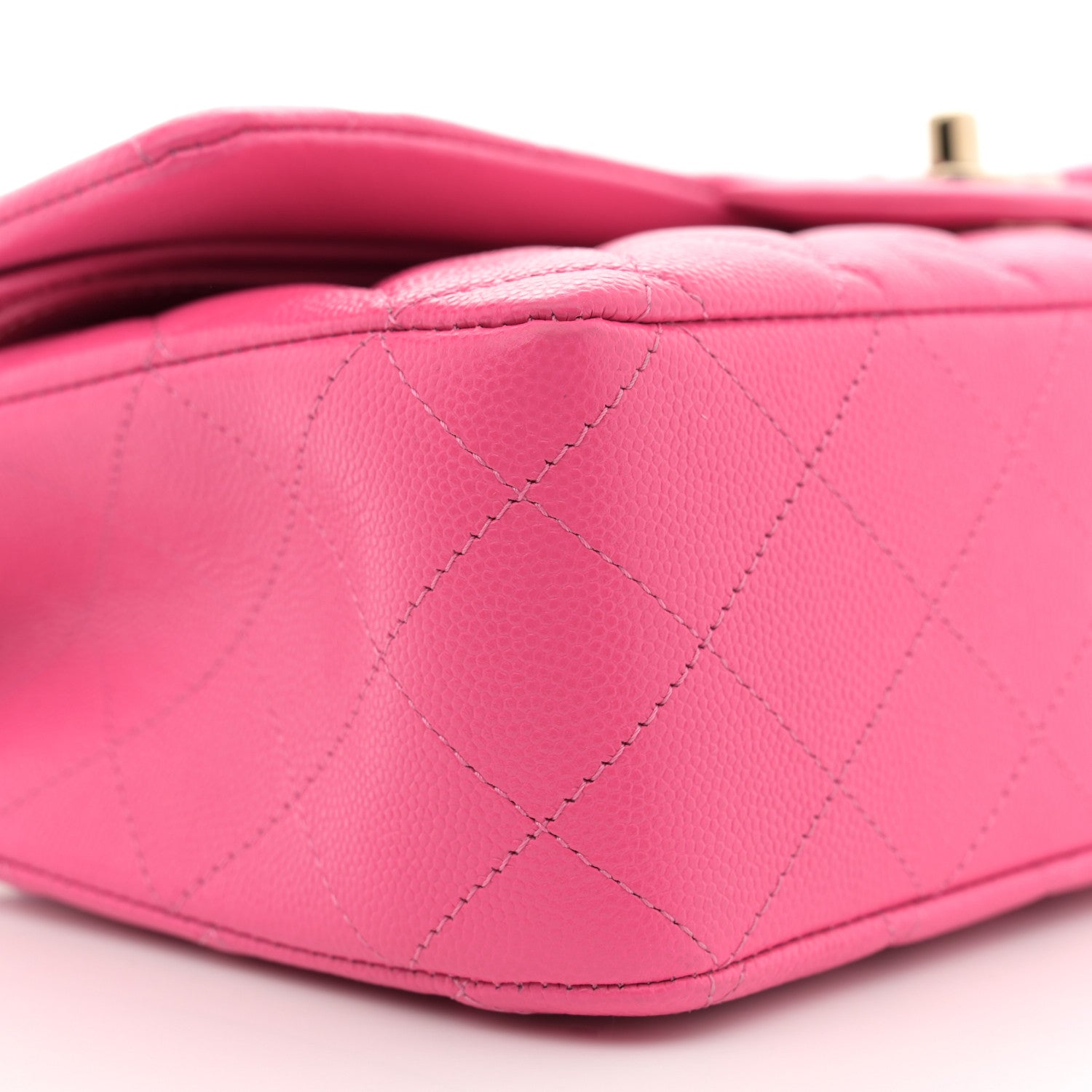 Chanel Caviar Quilted Medium Double Flap Pink 9 of 11