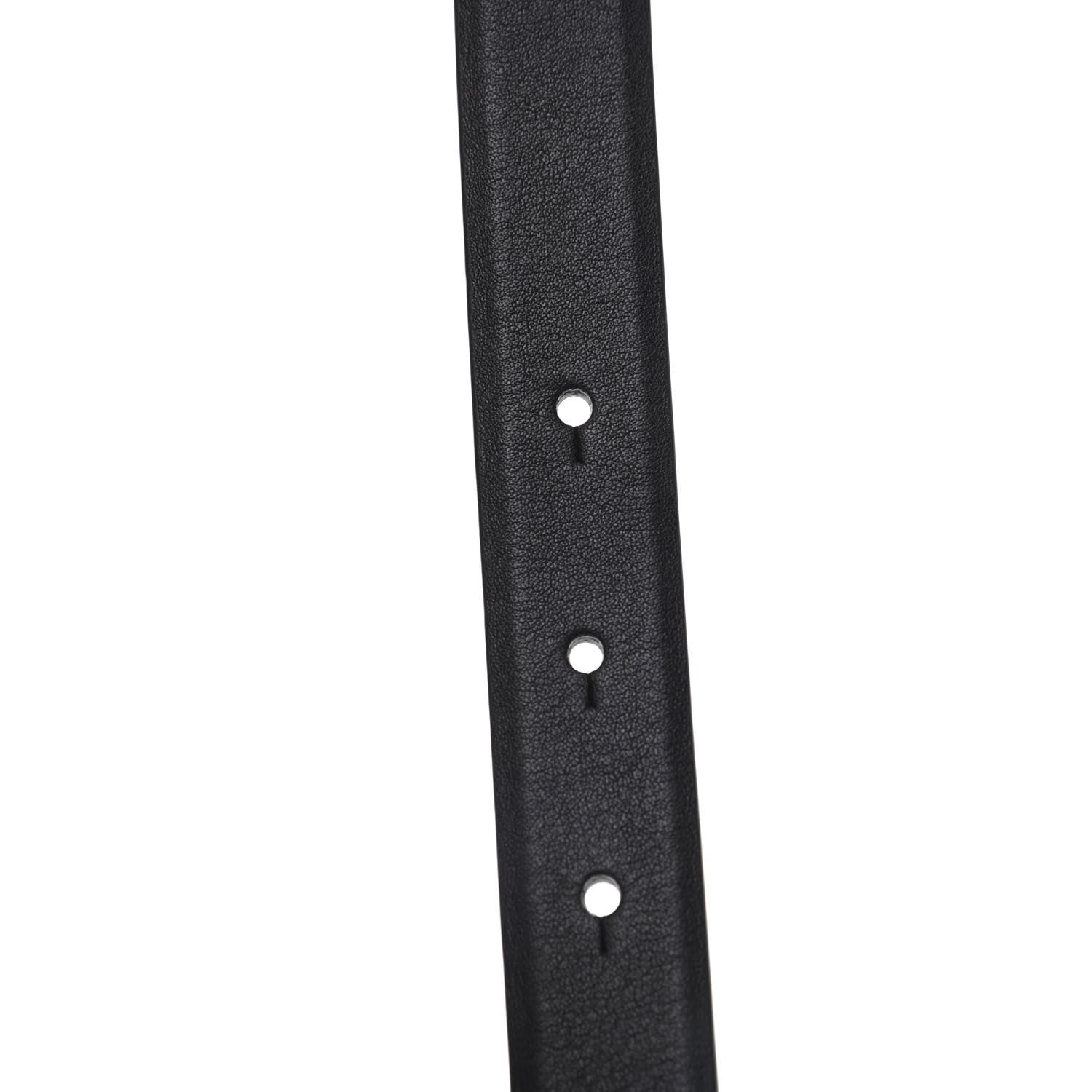 Chanel Calfskin Crystal Heart CC Belt 85 34 Black 5 of 7