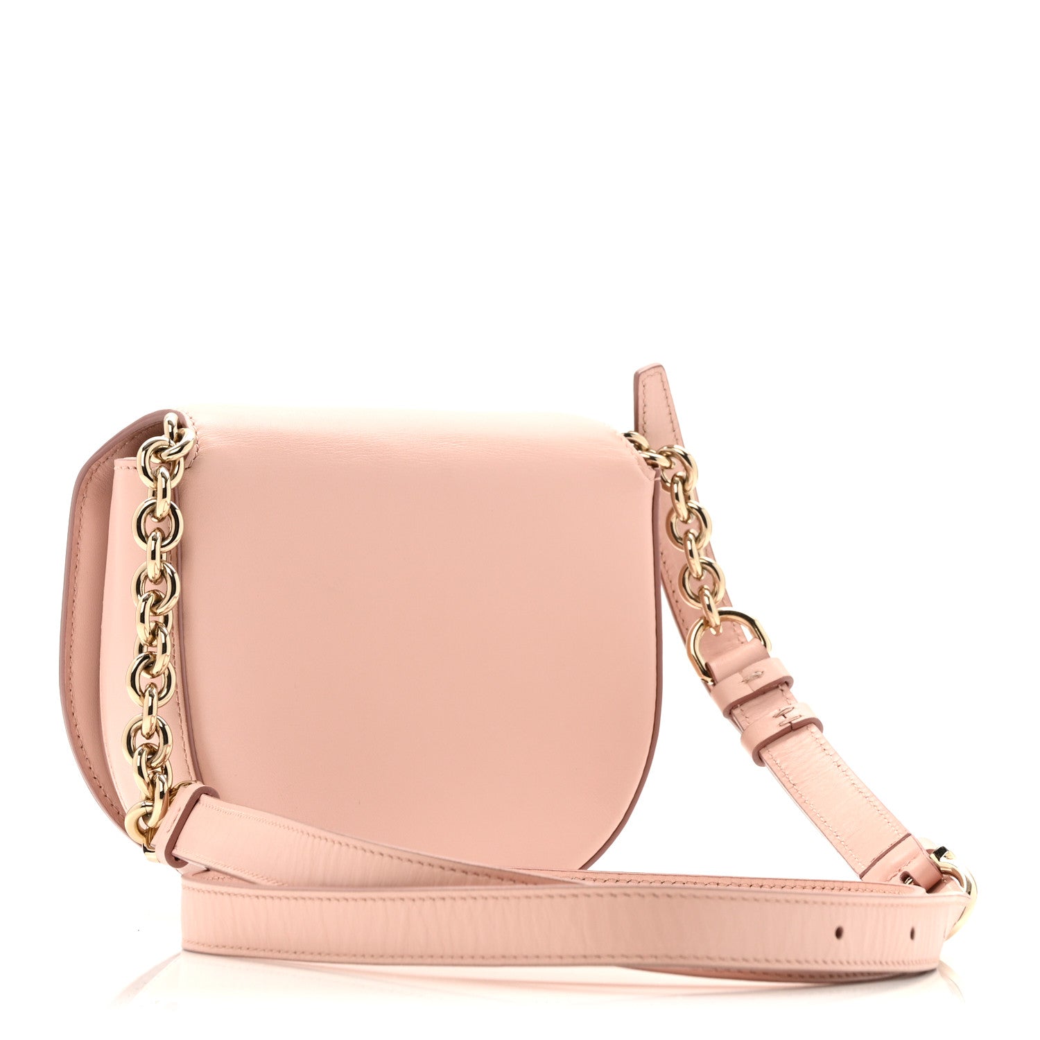 Salvatore Ferragamo Calfskin Vela Crossbody Flap Bag Antique Rose 3 of 12