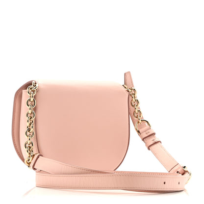 Salvatore Ferragamo Calfskin Vela Crossbody Flap Bag Antique Rose 3 of 12