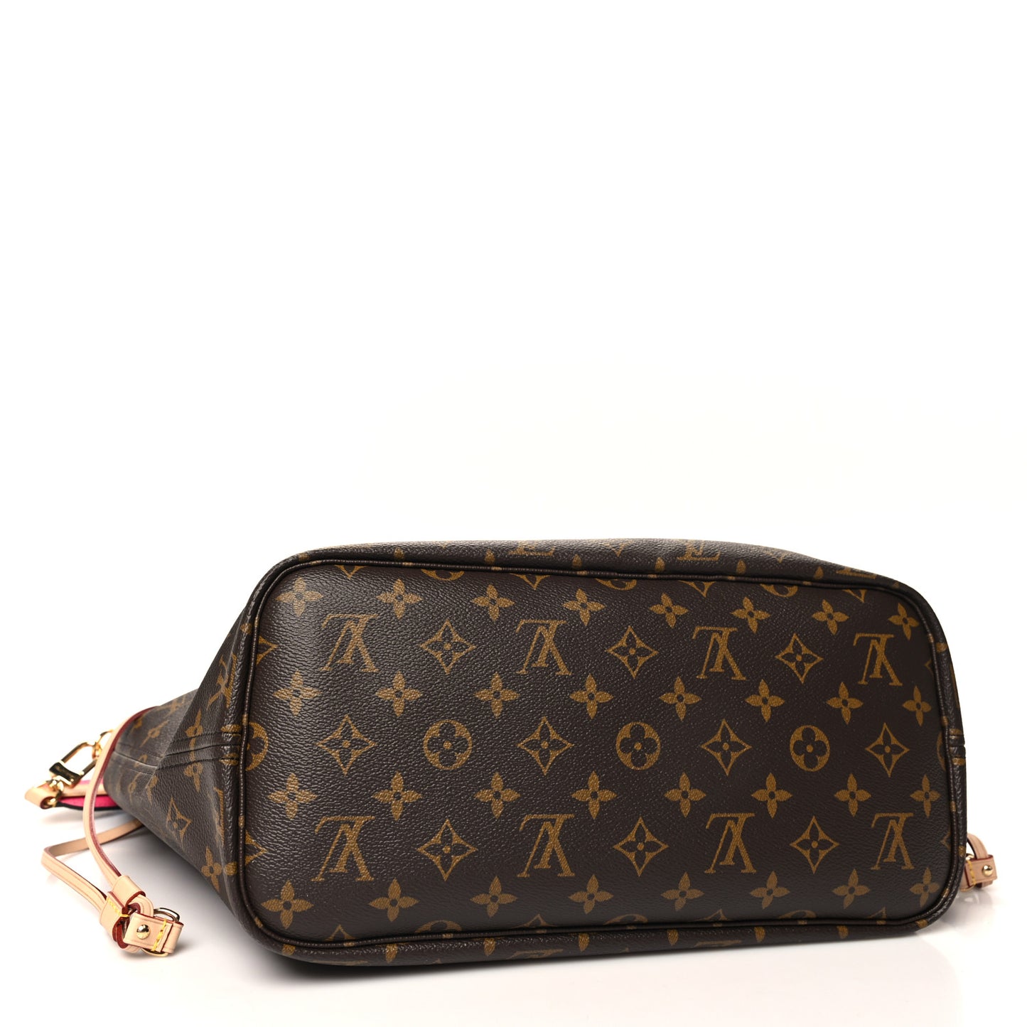 Monogram Inside Out Neverfull Bandouliere MM Rose Pondichery