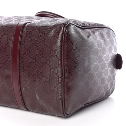 Gucci Imprime Monogram Medium Boston Bordeaux 9 of 9