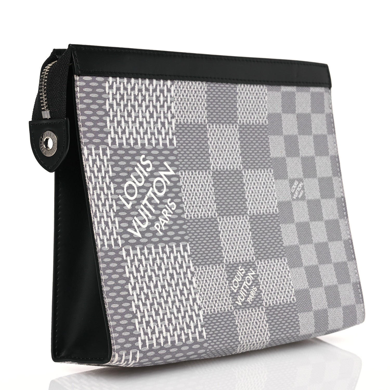 Louis Vuitton Damier Graphite 3D Pochette  Voyage Antarctica 3 of 9