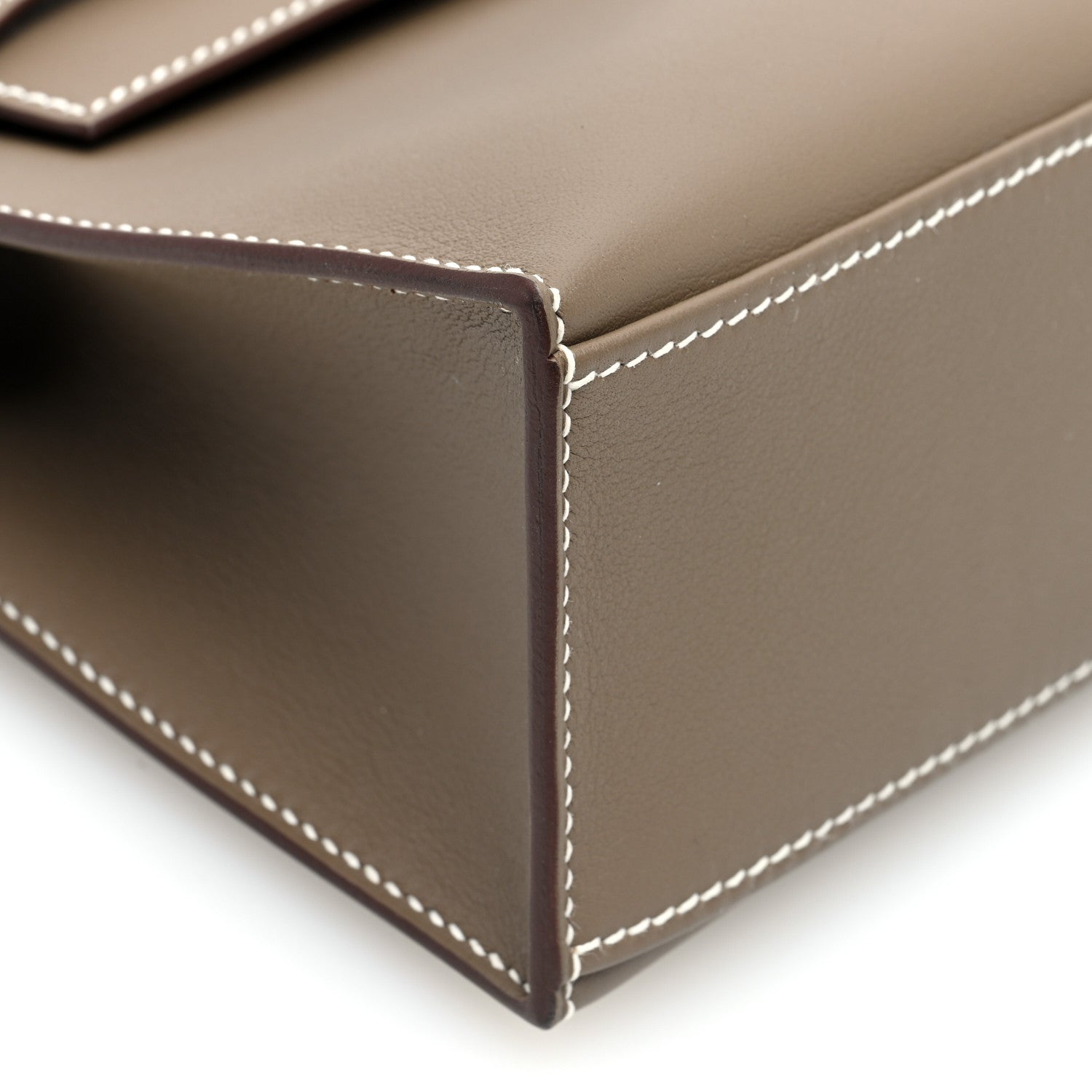 Hermes Swift Kelly Pochette Clutch Etoupe 9 of 11