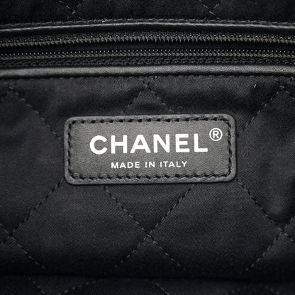 Chanel Cashmere Quilted Camellia Chanel 22 Black White 8 of 12
