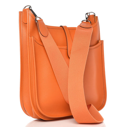 Hermes Epsom Evelyne II PM Orange 3 of 8