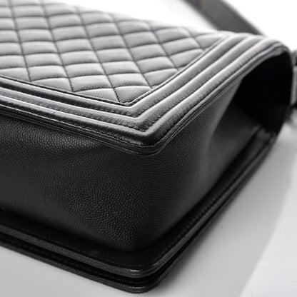 Chanel Caviar Quilted New Medium Boy Flap So Black 11 of 16