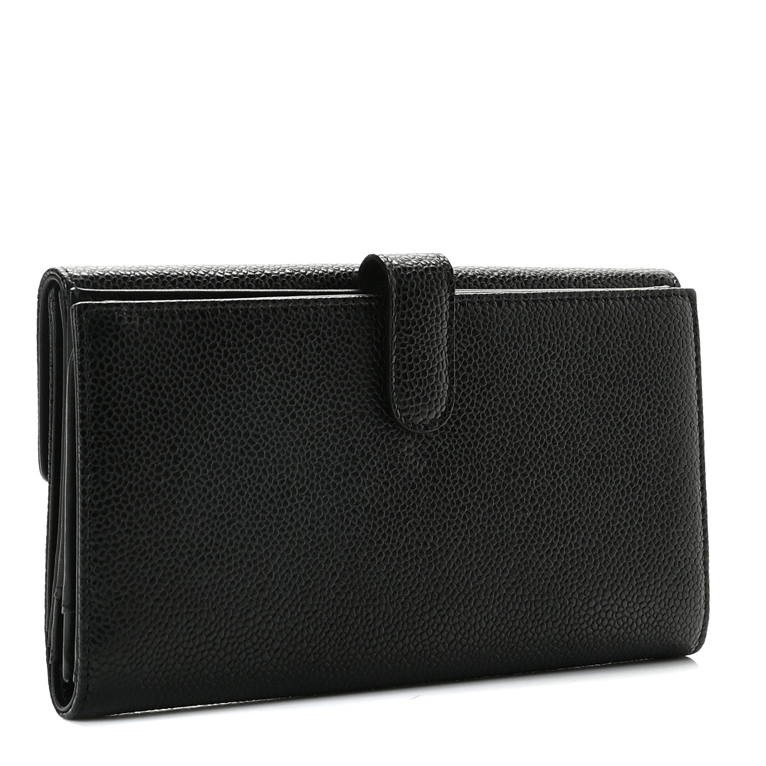Chanel Caviar Timeless CC French Long Wallet Black 2 of 8