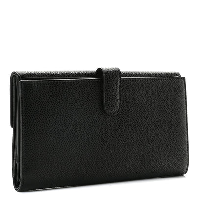 Chanel Caviar Timeless CC French Long Wallet Black 2 of 8