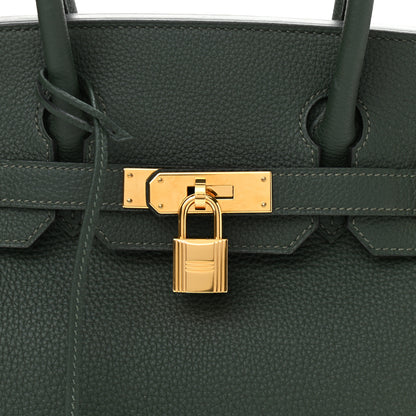 Hermes Togo Birkin 30 Vert Fonce 10 of 11
