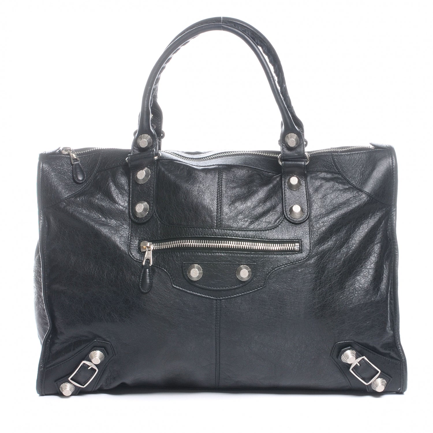 Balenciaga Agneau Giant Weekender Black 1 of 8