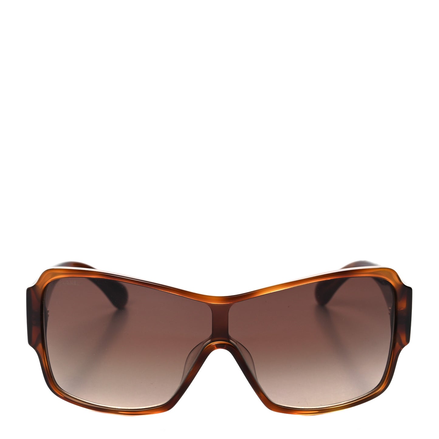 Acetate Shield Sunglasses 5449-A Dark Tortoise