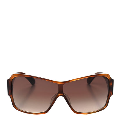 Chanel Acetate Shield Sunglasses 5449-A Dark Tortoise 3 of 7