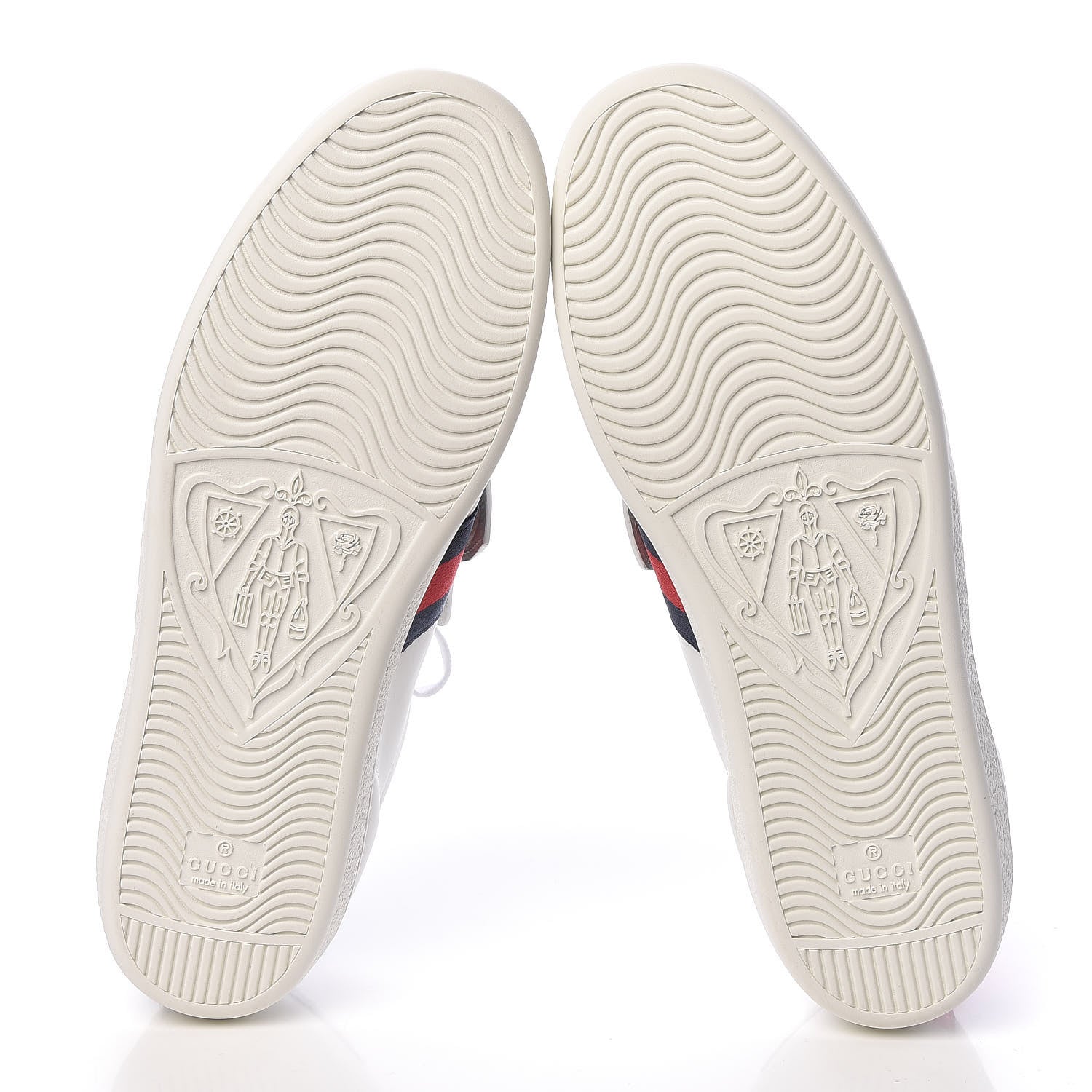 Gucci Calfskin Ayers Web Womens Ace Bow Lace Sneakers 40.5 White 5 of 11