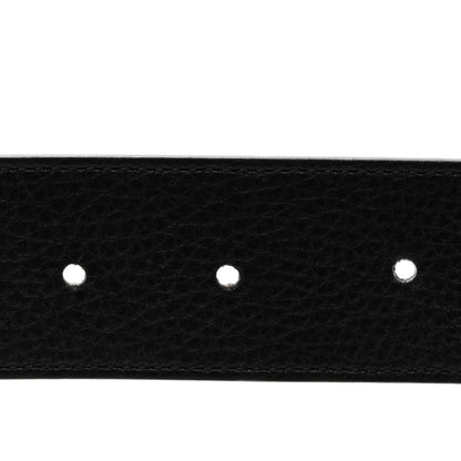Gucci Dollar Calfskin 1973 Reversible Belt 90 36 Black Testa di Moro 5 of 5