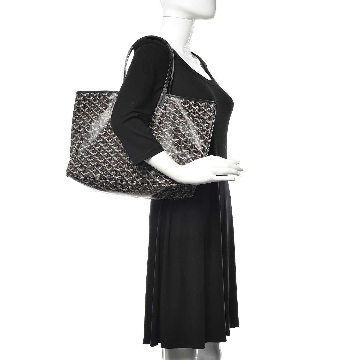 Goyard Goyardine Saint Louis PM Black 2 of 10