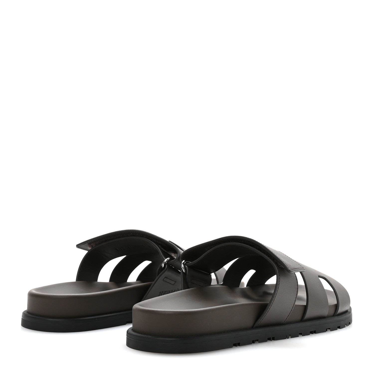 Hermes Calfskin Mens Chypre Sandals 43 Ecorce 5 of 8
