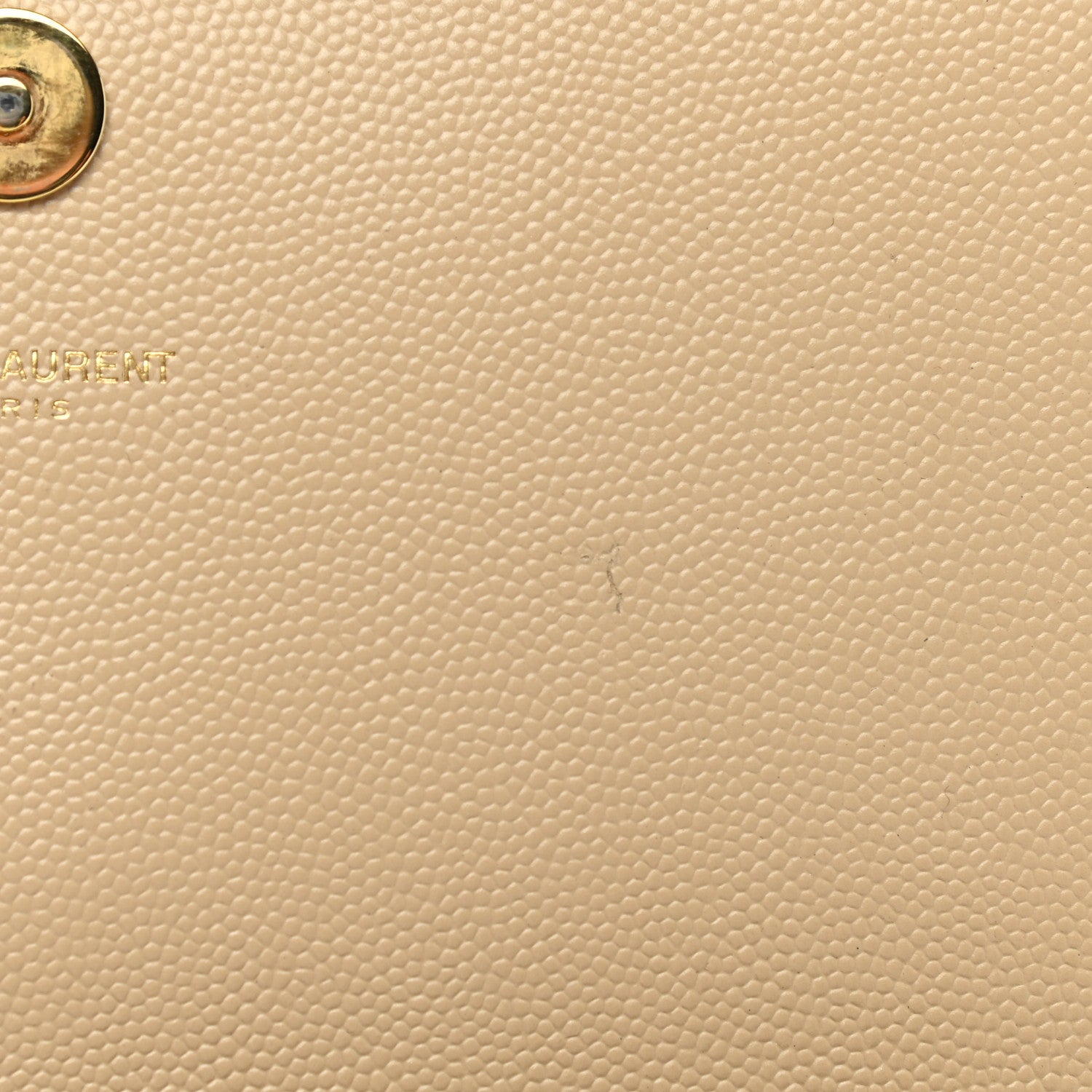 Saint Laurent Grain De Poudre Classic Monogram Cassandre Clutch Nude Powder 7 of 9
