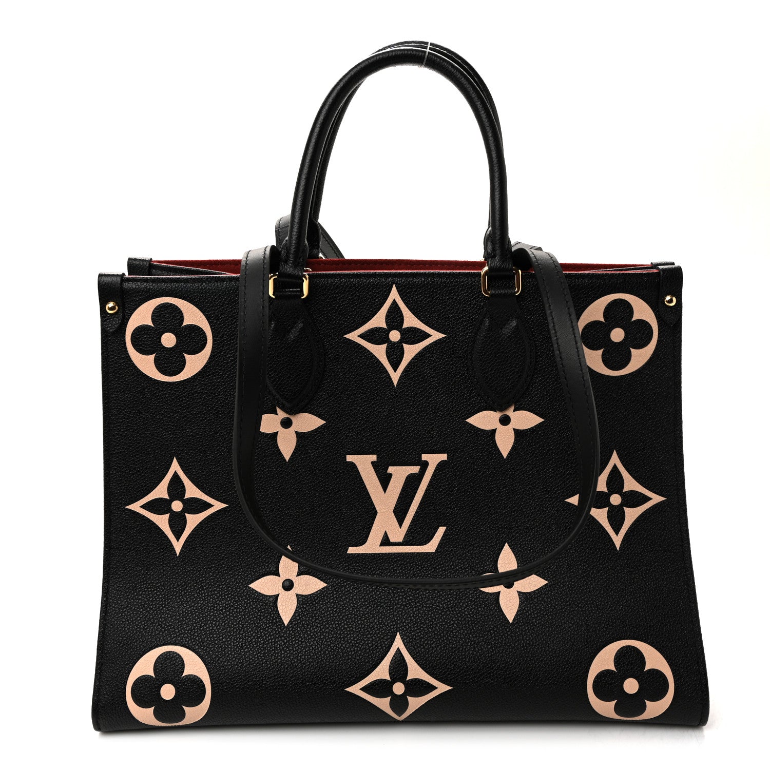 Louis Vuitton Empreinte Monogram Giant Onthego MM Black Beige 1 of 9