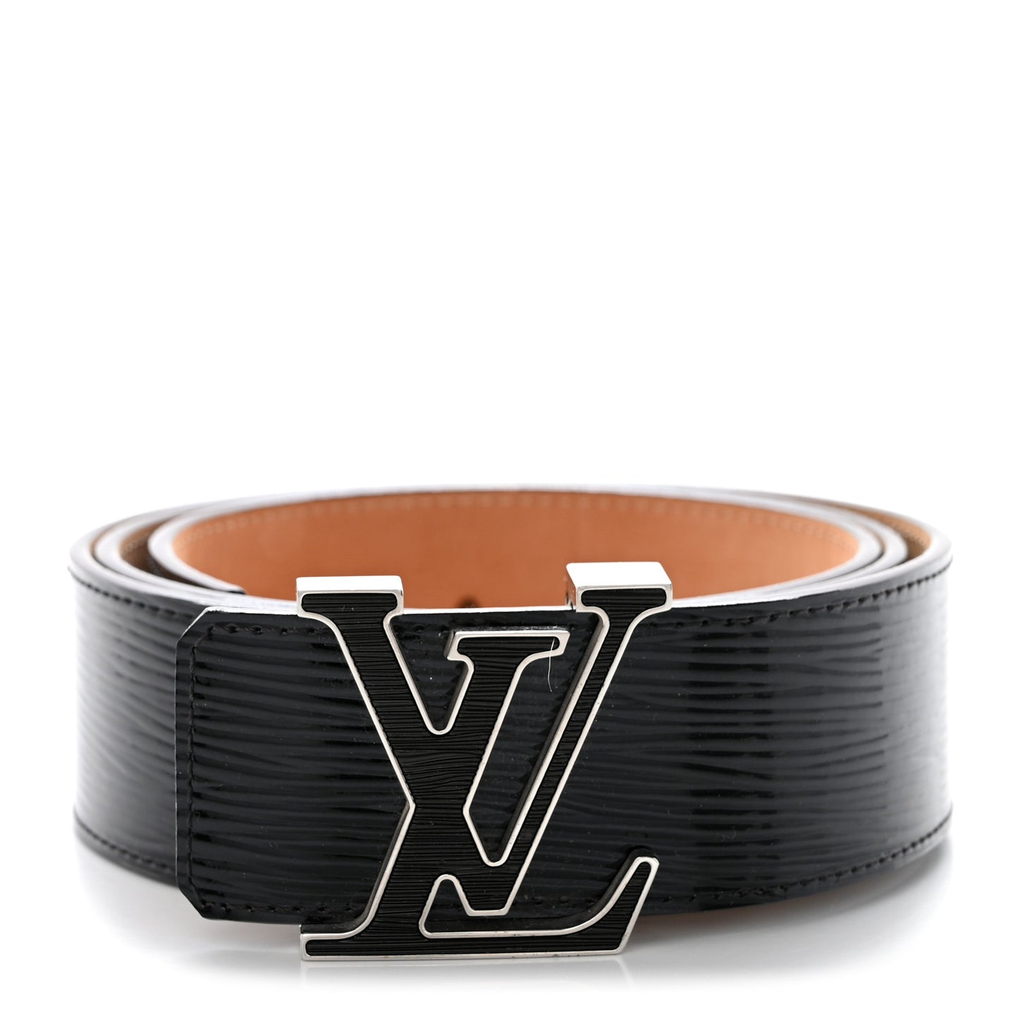 Epi Electric 40mm LV Initiales Belt 95 38 Black