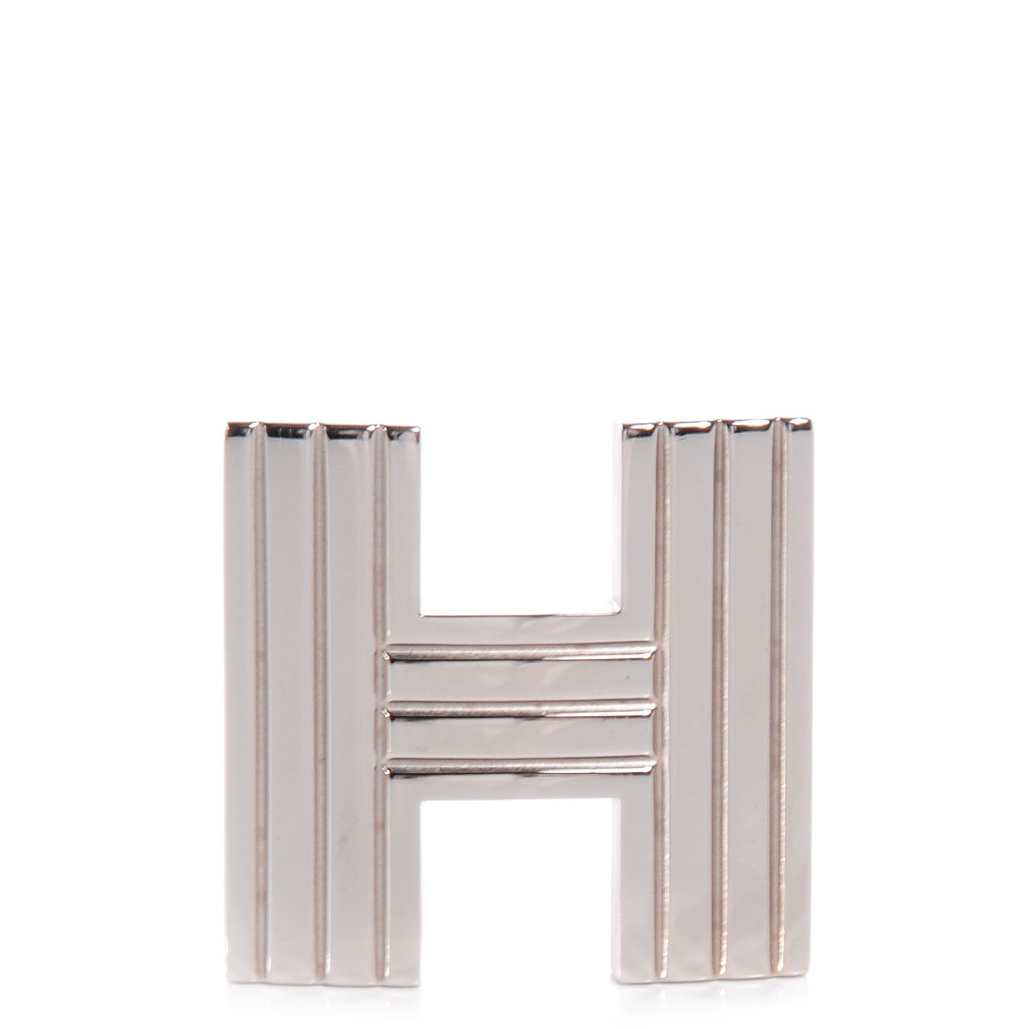 Hermes Palladium 32mm Cadena H Belt Buckle 1 of 5
