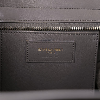 Saint Laurent Smooth Calfskin Small Cabas Monogram Fog 5 of 21