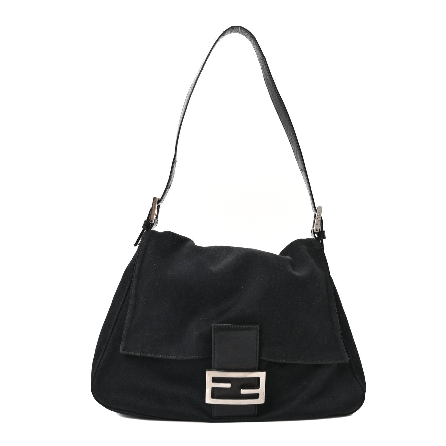 Fendi Neoprene Mama Baguette Black 1 of 9