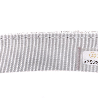 Chanel Metallic Lambskin Quilted Glasses Case With Chain Silver 8 of 11