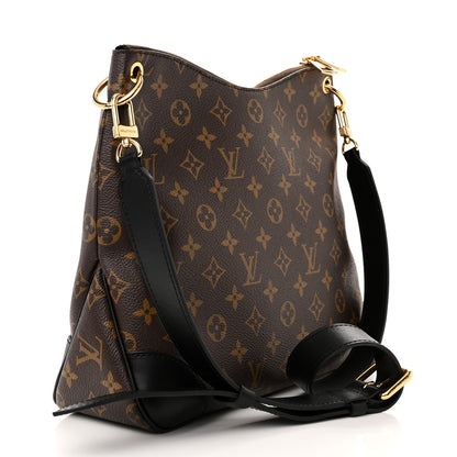 Louis Vuitton Monogram Odeon MM Black 3 of 9