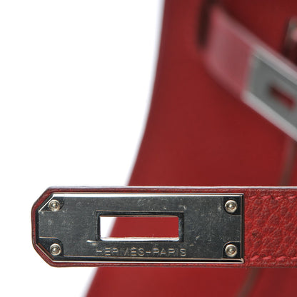 Hermes Buffle Skipper Birkin 35 Rouge Vif 10 of 40