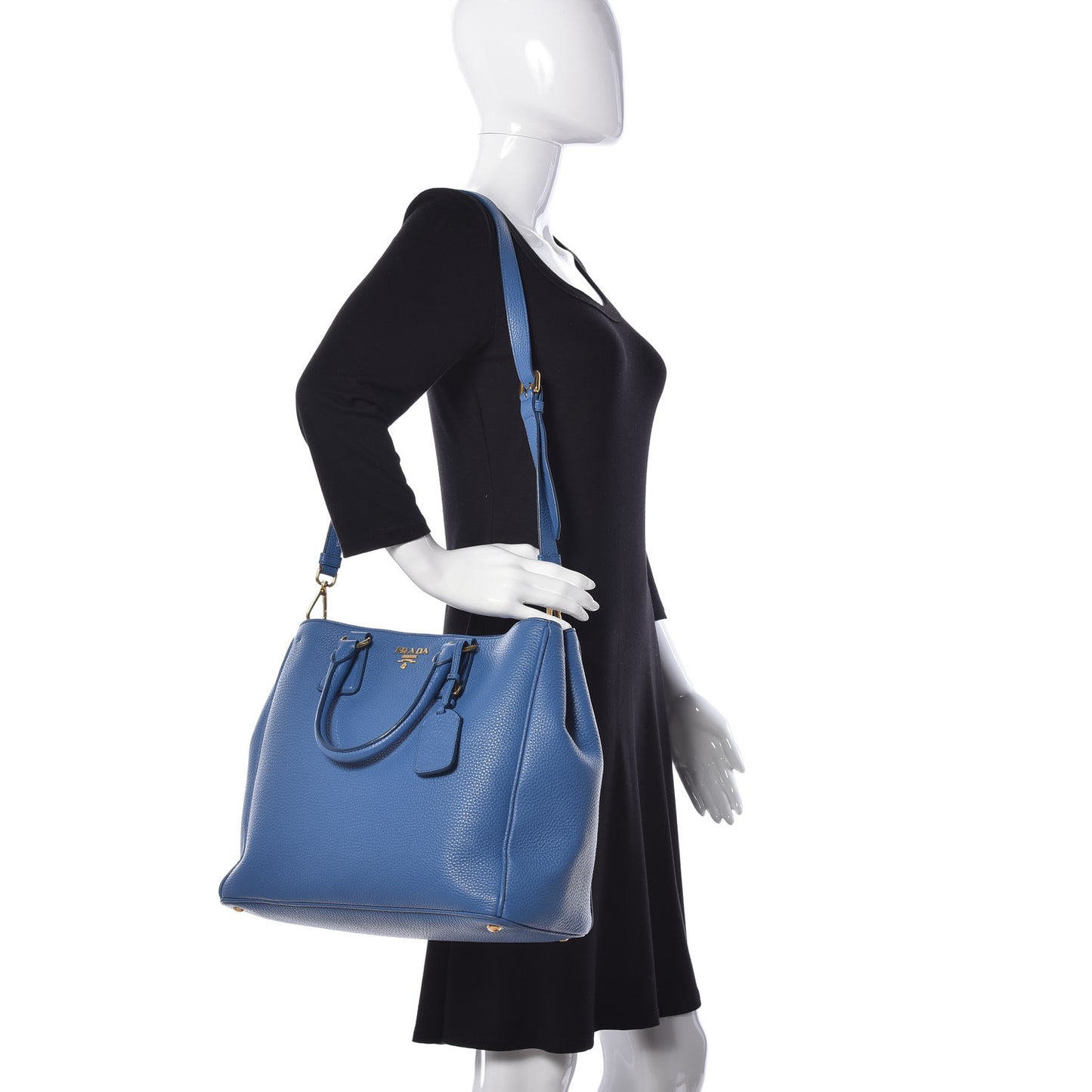 Vitello Daino Tote Cobalto
