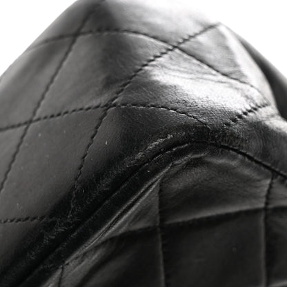 Chanel Lambskin Quilted Medium Double Flap Black 14 of 14